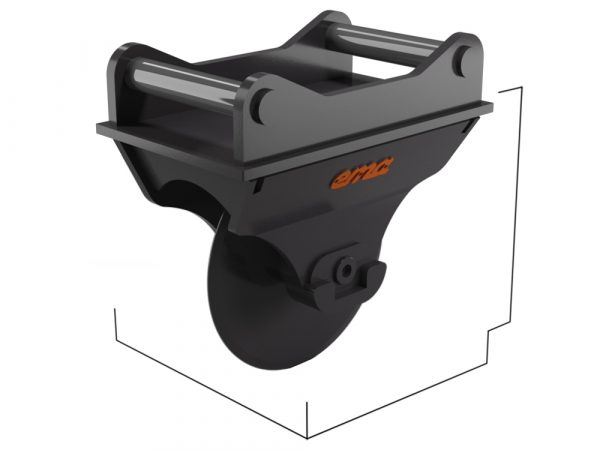 Asphalt cutter S50 Center mounted - 400mm